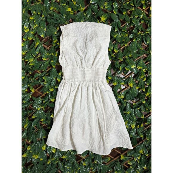 Abercrombie & Fitch Textured Plunge Keyhole Mini Dress Size XXS - Picture 3 of 4